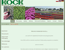 Tablet Screenshot of kock-youngplants.com